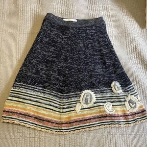 Replay and Sons knit knee length skirt